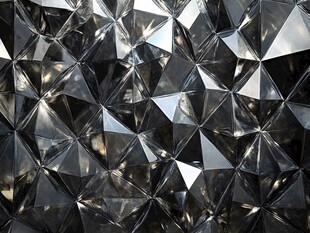 金属质感多边形几何纹理