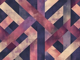 几何交错多彩抽象图案