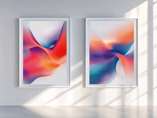 现代抽象艺术挂画装饰