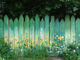 彩绘绿篱 绽放的自然诗意