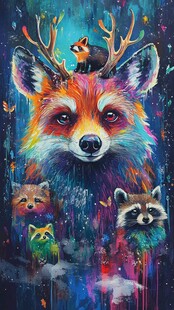 梦幻彩狐与伙伴的奇幻世界