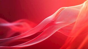 红色动感飘带背景图
