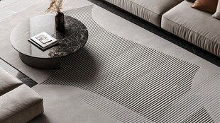 现代简约风客厅地毯展示