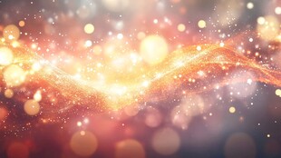 梦幻炫光粒子背景效果