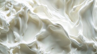 细腻奶油质感特写