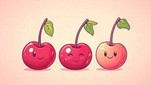 可爱樱桃三姐妹