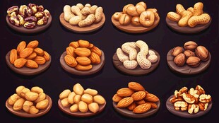 多样美味坚果大集合