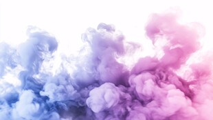 梦幻彩色烟雾特效画面