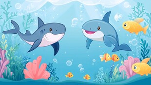 海底动物的欢乐聚会