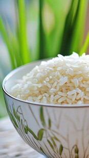 一碗晶莹白米饭