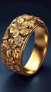 繁花金戒 璀璨珠宝艺术之美