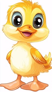 可爱小黄鸭卡通形象