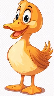 可爱小黄鸭卡通形象