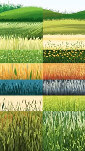 多样草地景观素材