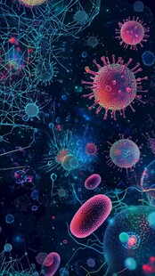 微观病毒与细胞的奇幻世界