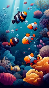 海底小丑鱼的梦幻世界