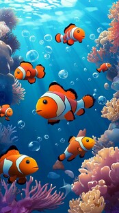海底小丑鱼的梦幻世界