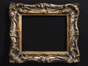 古典华丽金色雕花艺术画框