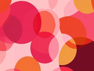 多彩渐变圆形图案背景