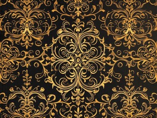 黑金奢华古典花纹图案
