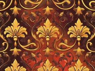 欧式古典奢华花纹图案