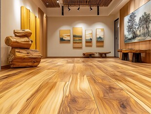 木质艺术展厅的优雅格调