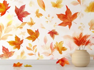 秋日枫叶壁纸 温馨氛围