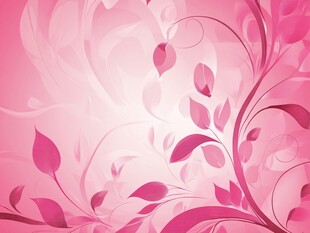 粉色梦幻花卉背景图案