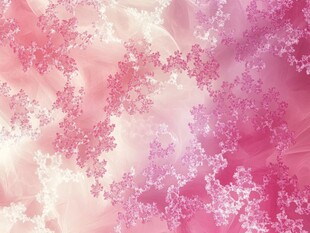 梦幻粉色分形花纹背景图