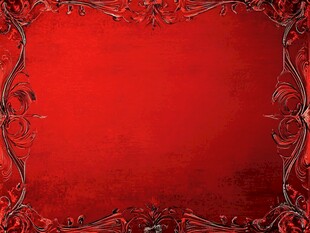 红色华丽边框背景图