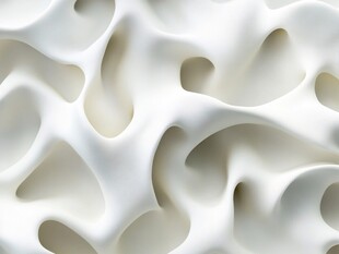 白色立体多孔纹理图案