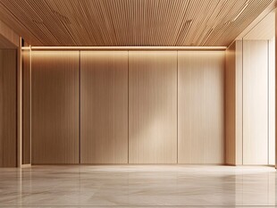 现代简约风室内木质空间