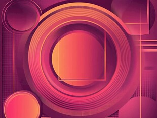 绚丽几何抽象背景图案