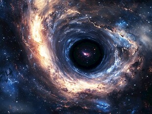 神秘宇宙黑洞壮丽景象