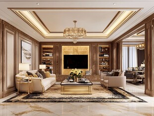 奢华大气欧式风格客厅