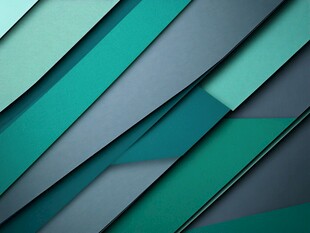 青绿色几何拼接抽象背景