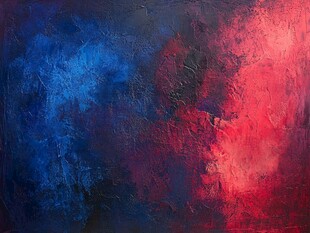 红蓝交融抽象艺术纹理