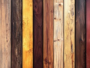 多彩木板纹理展示