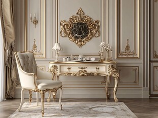 欧式奢华书房装饰一角