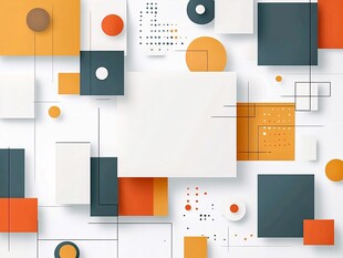 几何图形抽象背景设计图