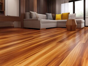 现代客厅木地板家居场景