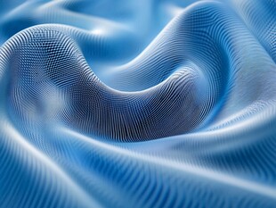 蓝色波纹质感抽象纹理图