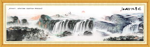中式山水国画装饰画