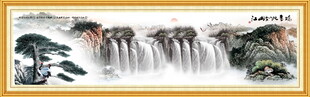 迎客松装饰画