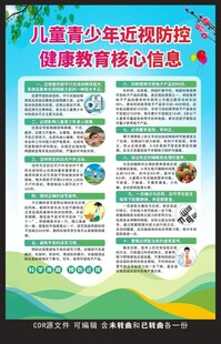 近视防控健康教育核心信息