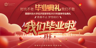我们毕业啦毕业典礼时光不老背景