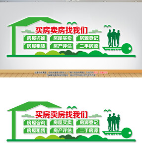 房产中介文化墙
