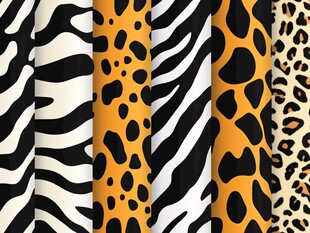 动物纹布料图案集合