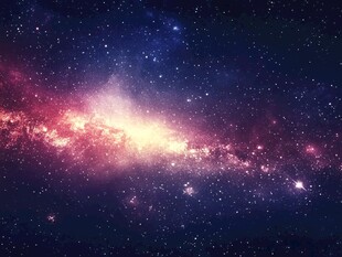 梦幻璀璨的宇宙星空景象