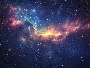 梦幻璀璨的浩瀚星空